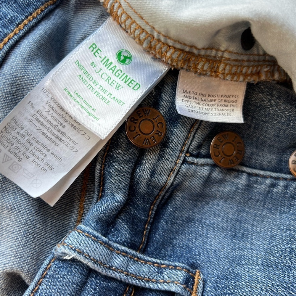 J. Crew High Rise Skinny Jeans Exposed Buttons size 28 - Picture 5 of 6